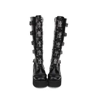High platform boots