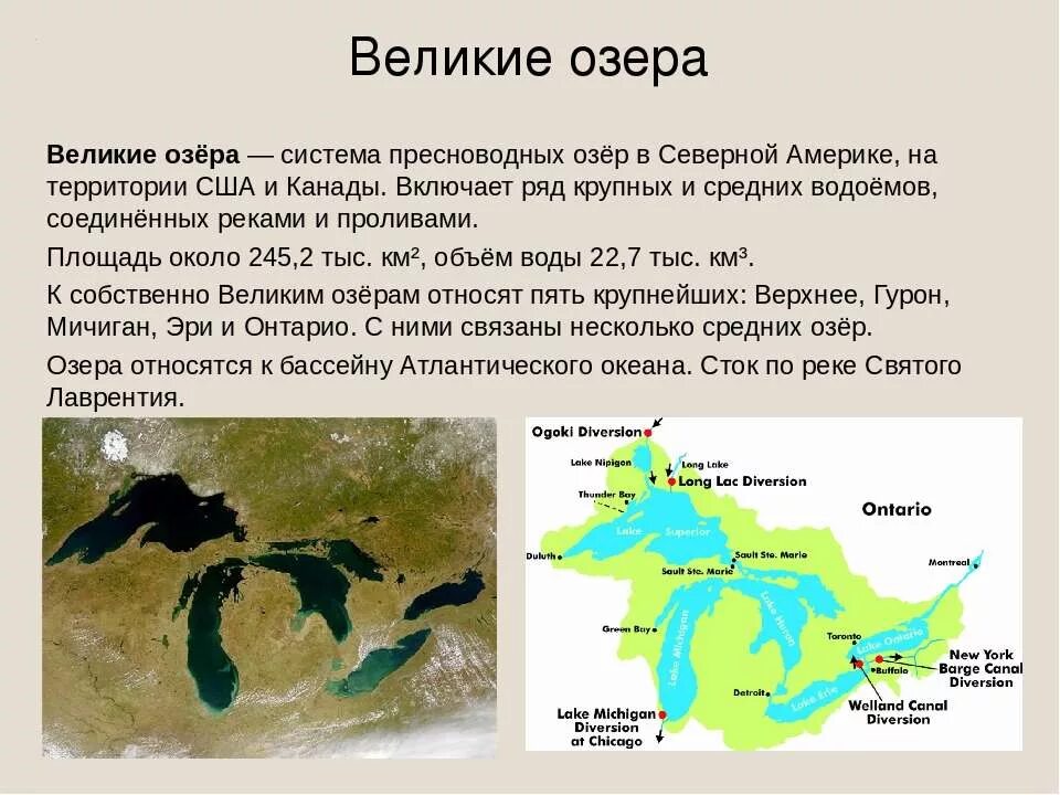 Великое озеро на границе сша и канады. 5 Великих озер Северной Америки на карте. Пять великих озер Северной Америки. Великие озера США И Канады на карте. Великие озера бассейн Атлантического океана в Канаде.