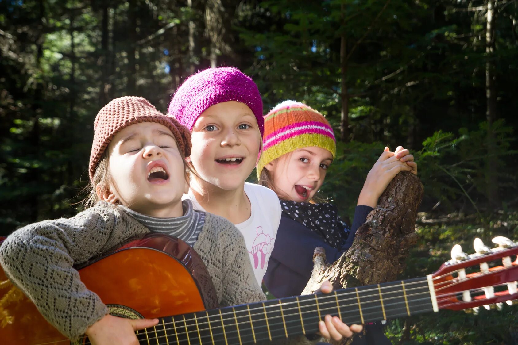 Sings and plays music