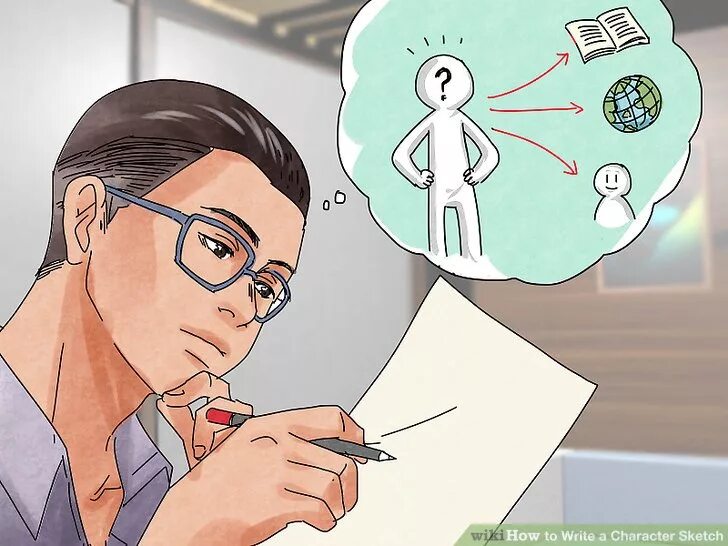 How to write character