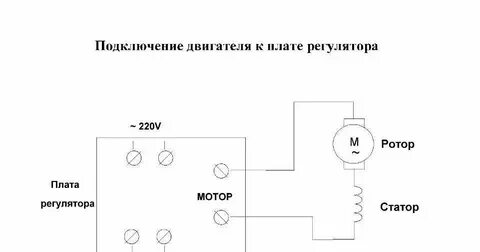 Схема двигатель стиральной