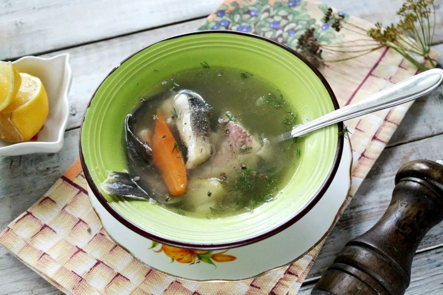 Рецепт ухи из набора