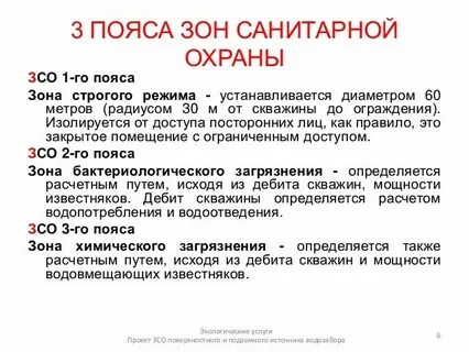 Объекты санитарной охраны