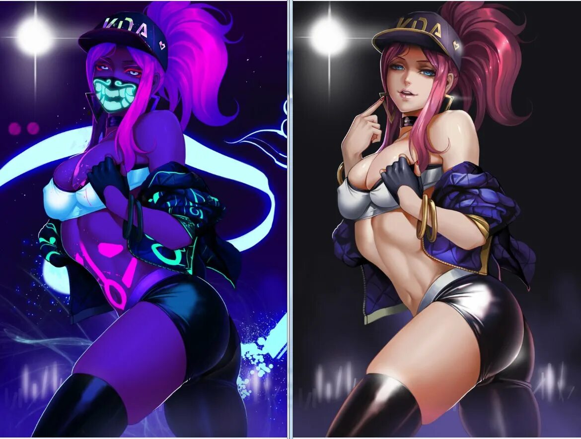 KDA Akali арт +18.