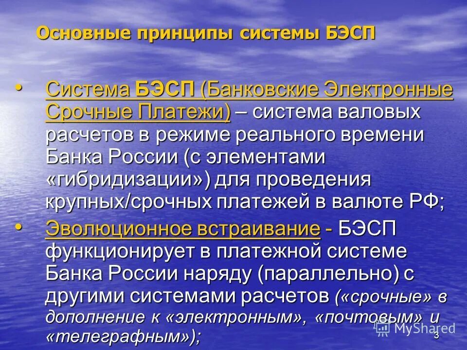 Система бэсп банка россии что это. Системы расчетов в режиме реального времени. Принципы системы электронных расчетов. Системы расчетов в режиме реального времени. Подсистемы межбанковских расчетов.