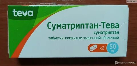 Таблетки от мигрени 2 штуки