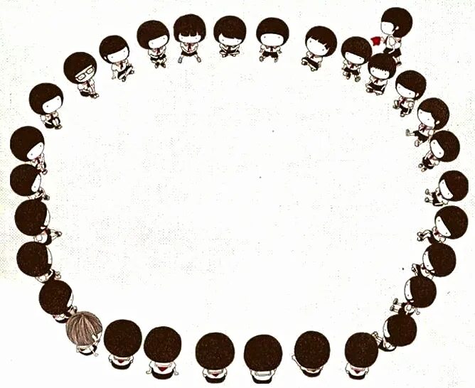 Singing circle. Singing circle