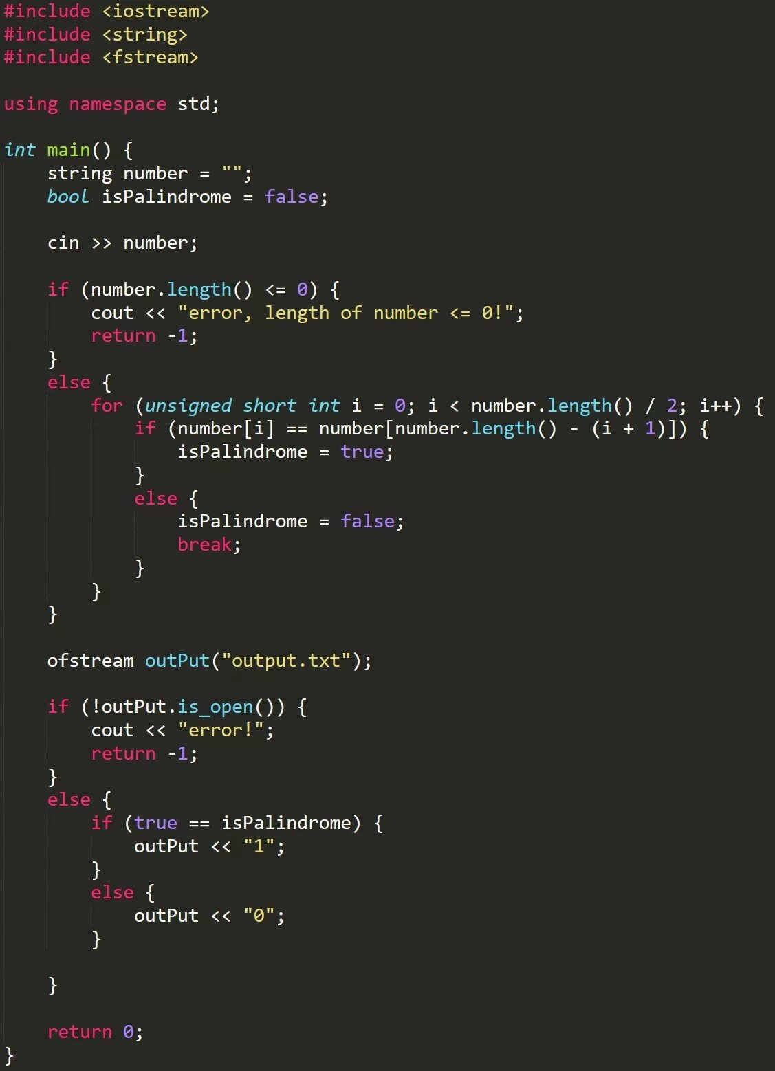 Include fstream. Числа палиндромы c++. Условия в c++. Формула палиндрома c++. Как узнать является ли число палиндромом.