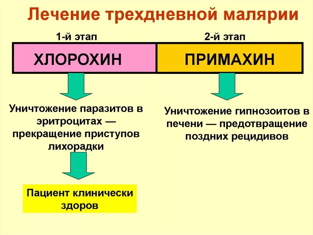 Препараты выбора в лечении осложненных форм малярии. Лечение малярии схема. Общие принципы лечения малярии. Лечение трехдневной малярии. Этиотропная терапия тропической малярии.