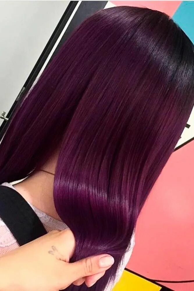 Pin by Alicia Apple Tadie on Hair Hair color plum, Burgundy hair, Plum hair