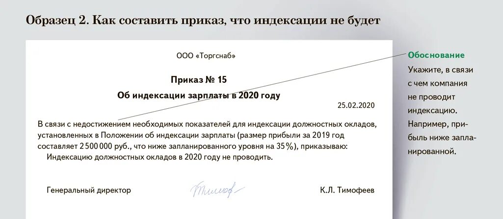 Индексация заработной