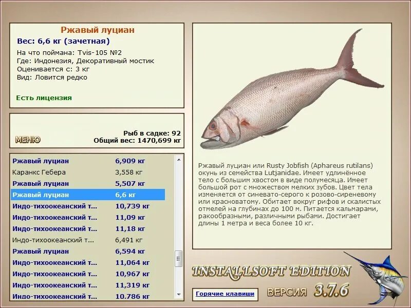 Луциан 3.3. Крупная рыба семейства окуневых. Русская рыбалка 3 7 6 мировое турне парусник. Серый луциан. Русская рыбалка 3 7 6 Флорида корифена малая.