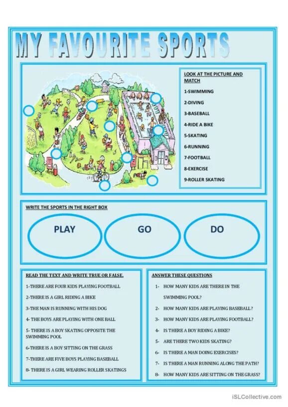 My sport activities. Sport 3 класс worksheet. My sport activities. My favourite sport football. Спорт worksheets.