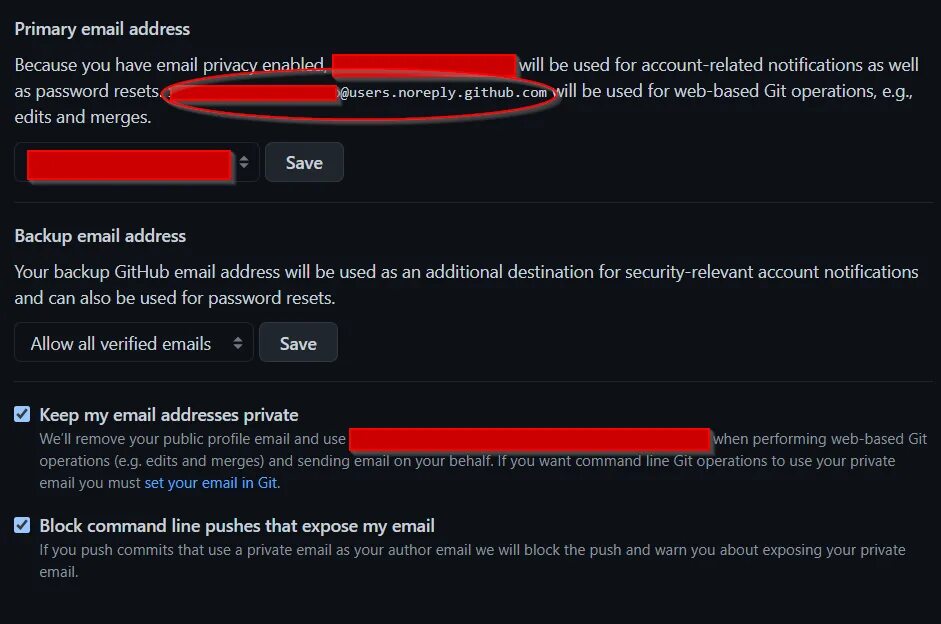 Config global user email your email