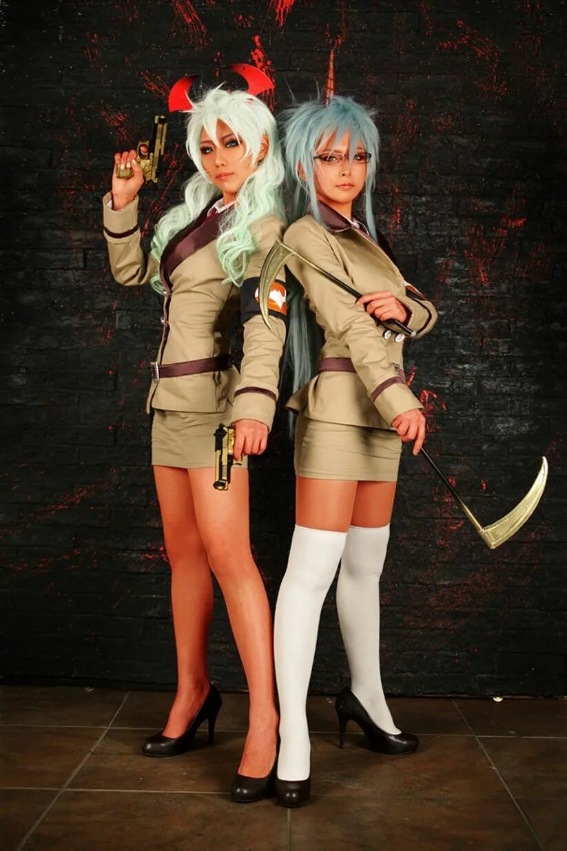 Cosplay stockings. Scanty and Kneesocks Cosplay. Scanty and Kneesocks косплей. Стокинг косплей. Косплей в чулках.