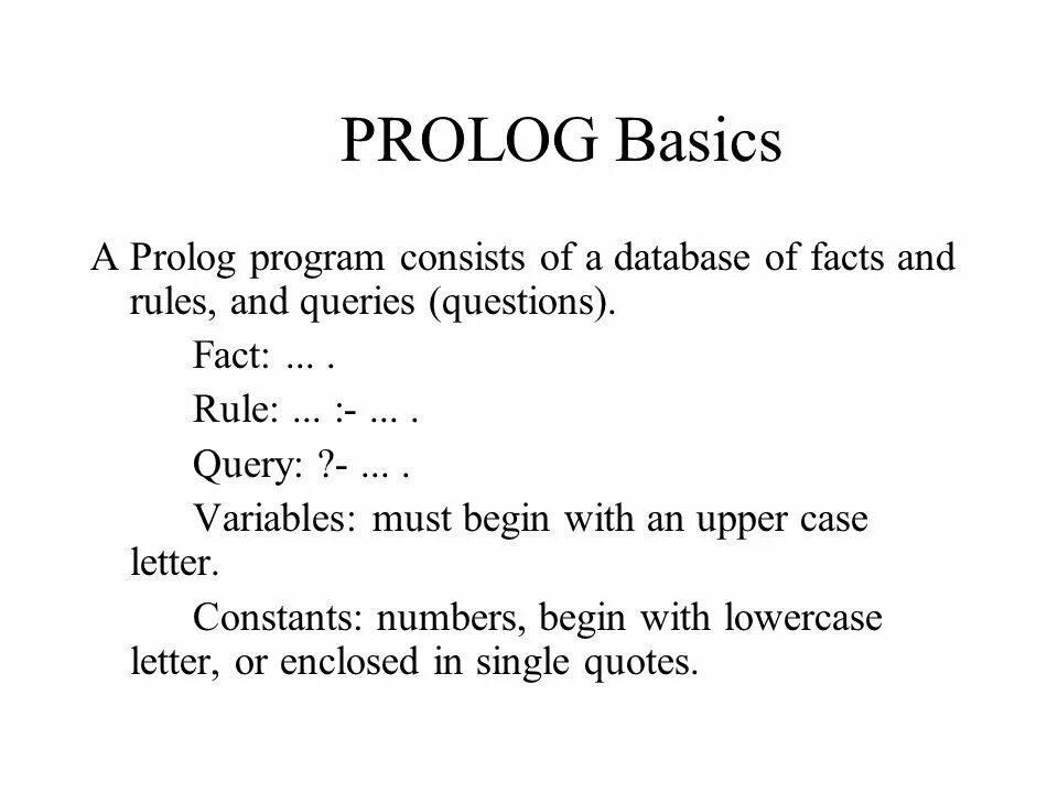 Строки пролог. Пролог предложения. язык prolog. facts пролог. visual prolog.
