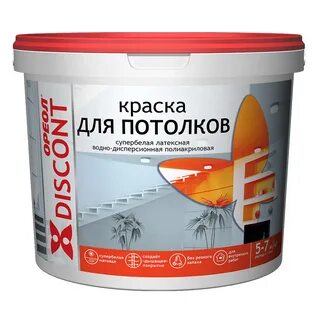 Акриловая окраска потолков