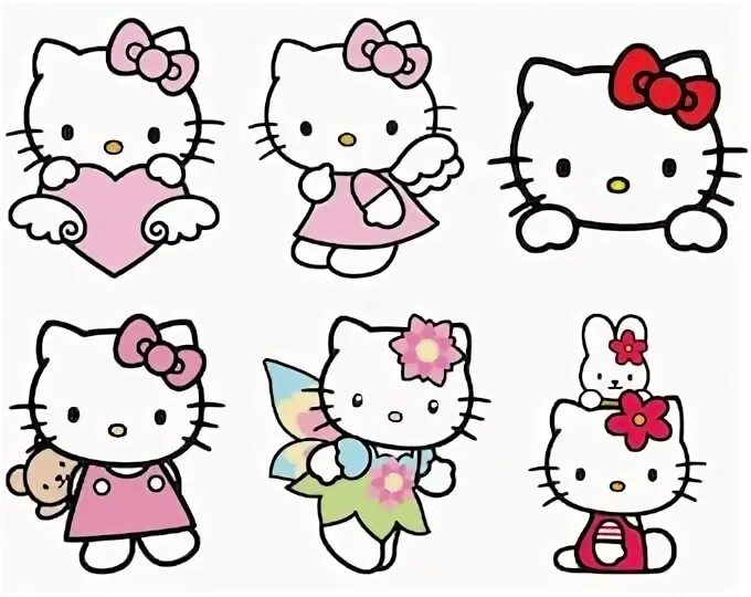 Вырезать hello kitty