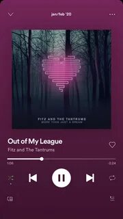 Перевод песни out of my league