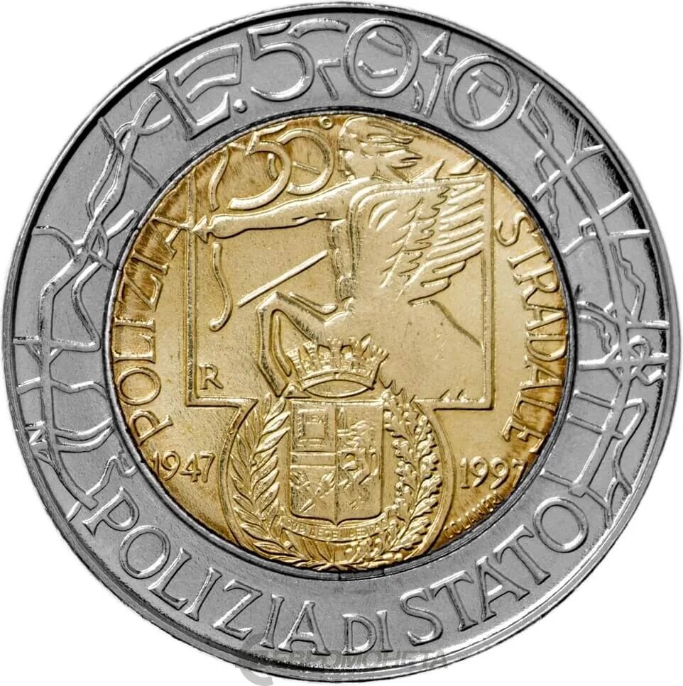 Деньги из италии в россию. Ватикан 500 лир 1997. Итальянские Лиры монеты.