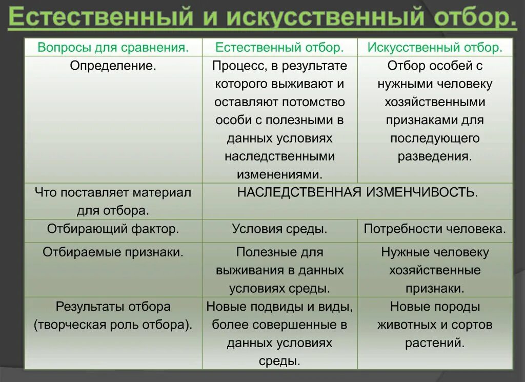 Основные признаки отбора. Таблица признаки искусственный отбор естественный отбор. Сравнение естественного и искусственного отбора таблица 11. Сходства естественного и искусственного отбора. Искусственный и естественный отбор таблица исходный материал.