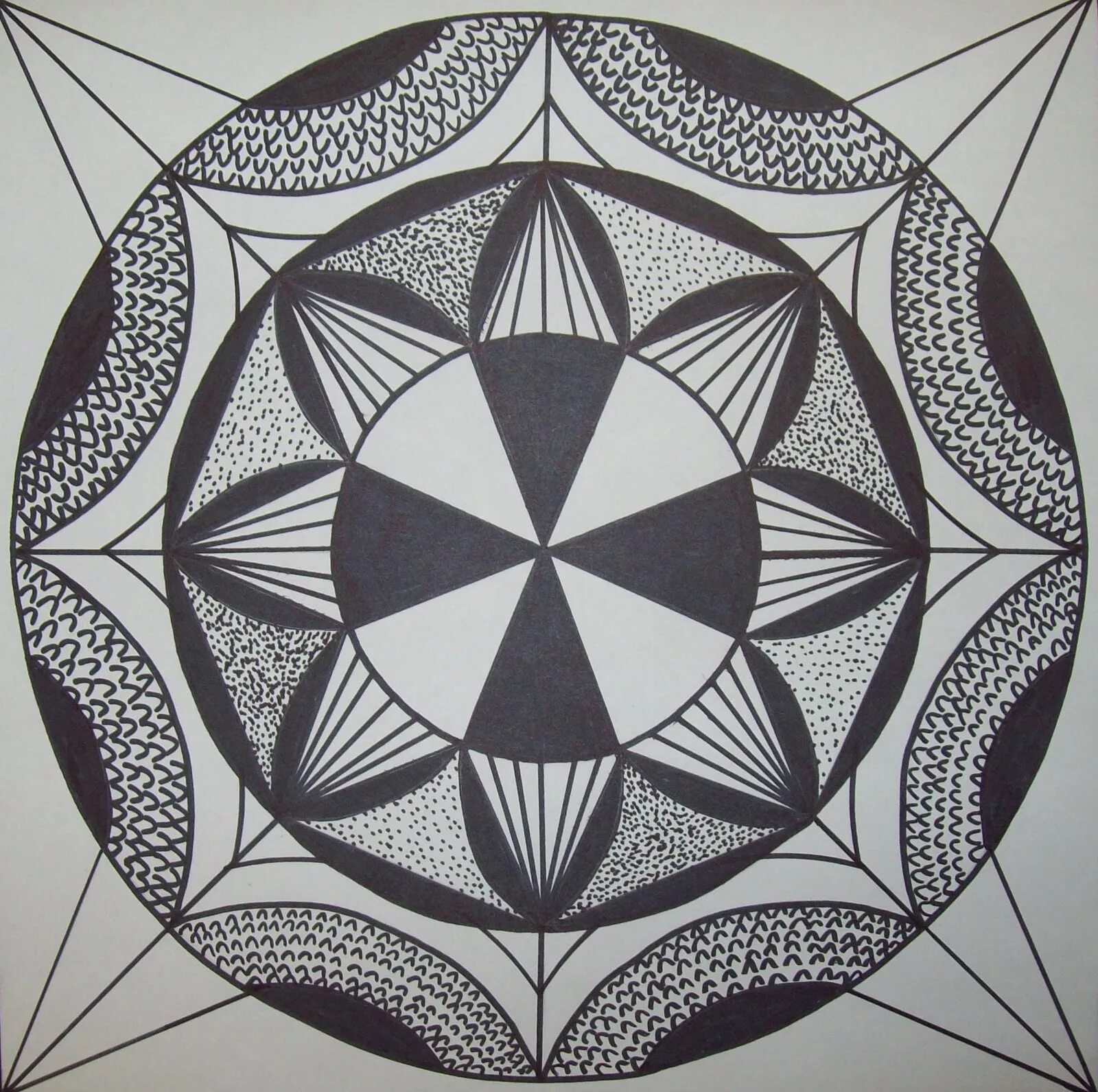Выполняем графические. Геометрический орнамент в круге. Орнаментальная композиция в круге. Композиция из геометрических фигур. Геометрический узор в круге.