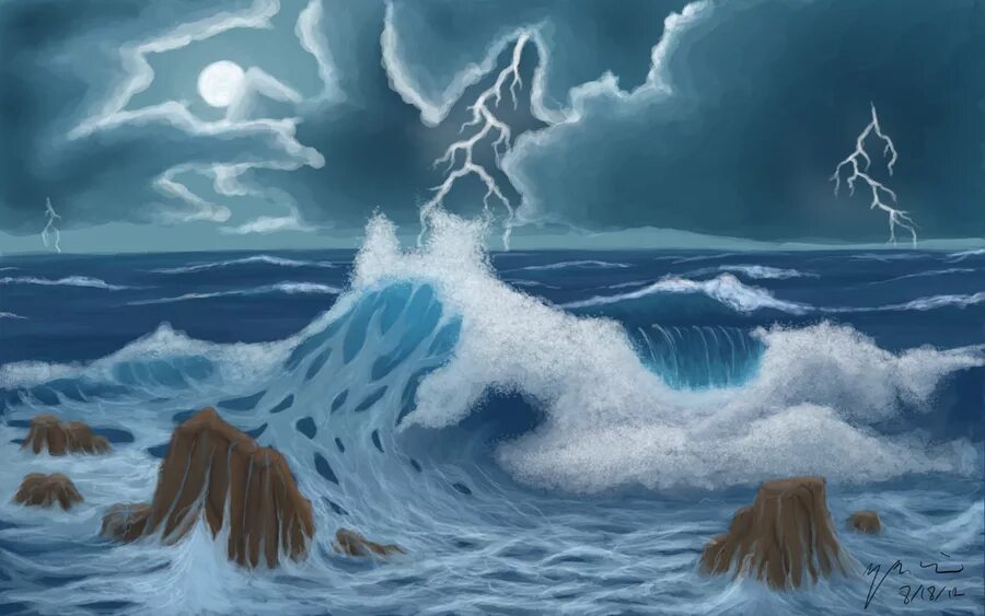 Сказочное море. Бушующее море. Нарисовать море. Картина бушующее море. Ветер воет и бушует