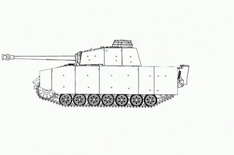 Как нарисовать немецкий танк