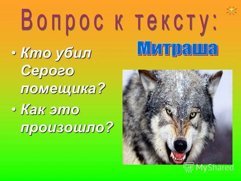 серый помещик кладовая солнца