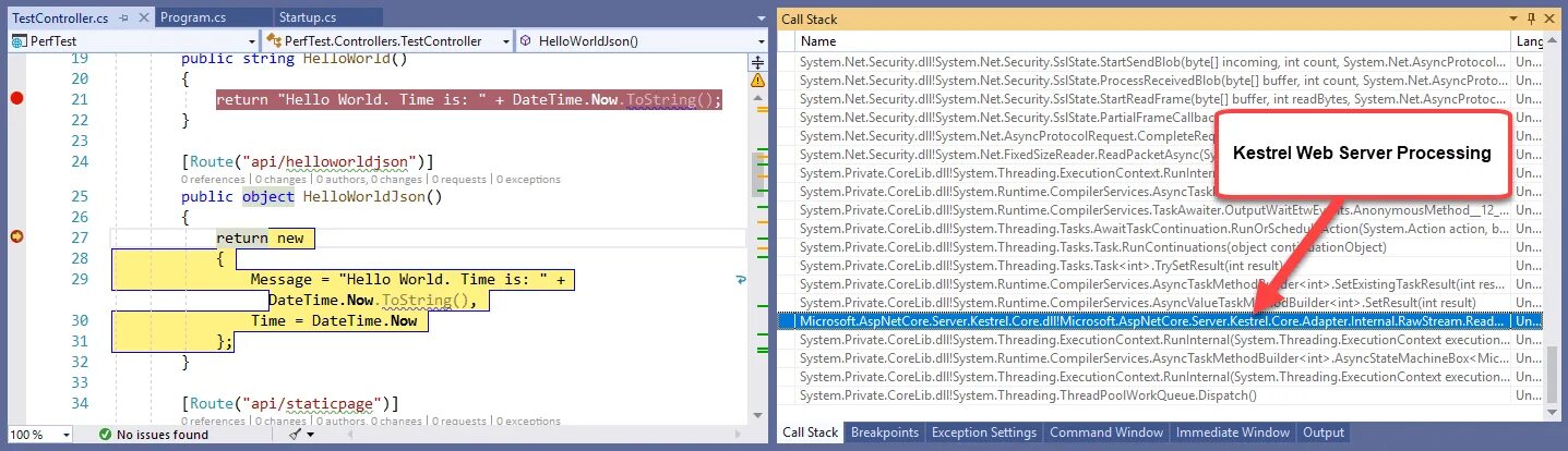Microsoft aspnetcore app