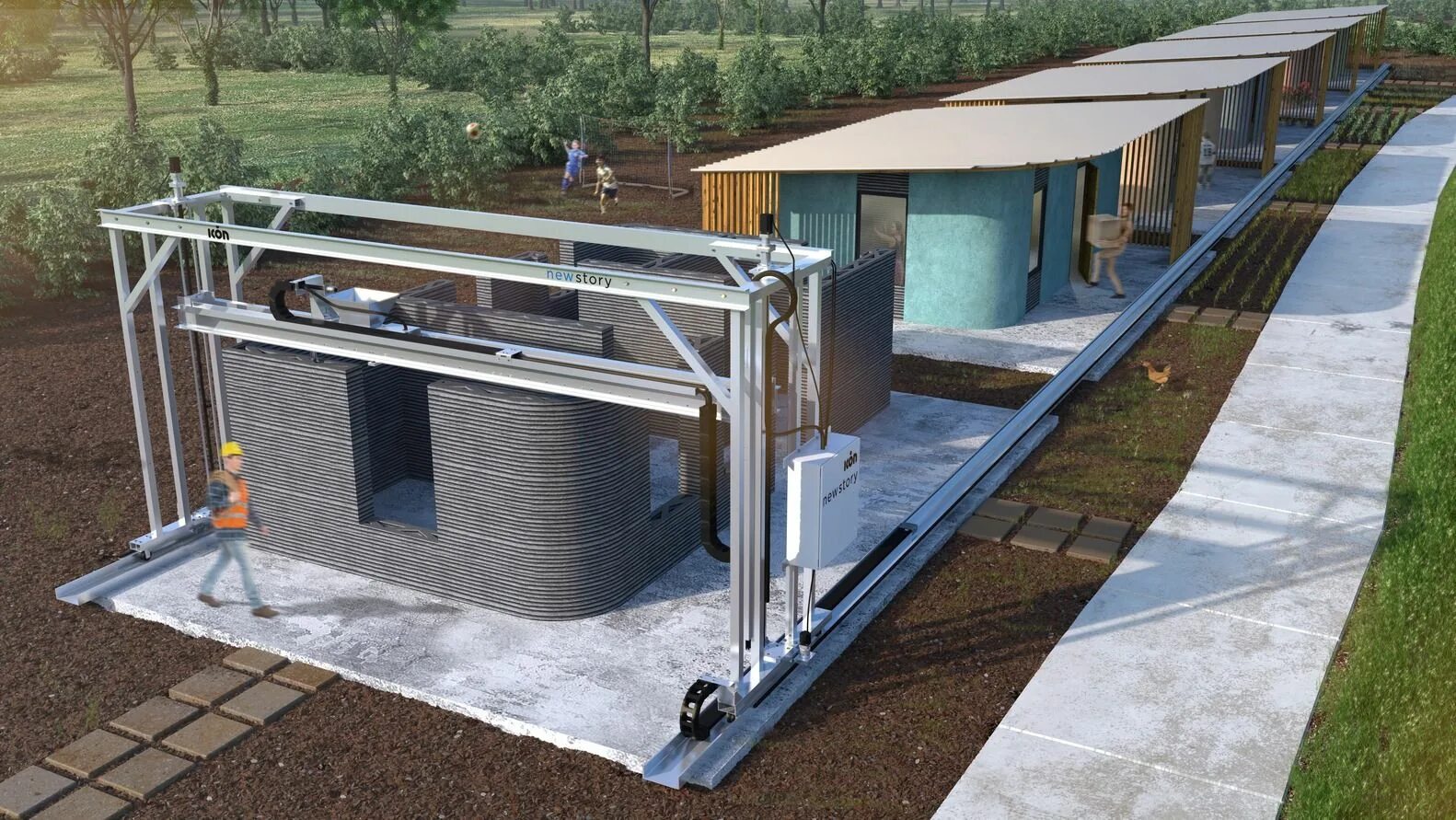 3d принтер посёлок в мексике. 3d принтер house printer. Стройка домов. 3d принтер house printer. Стройка дома.