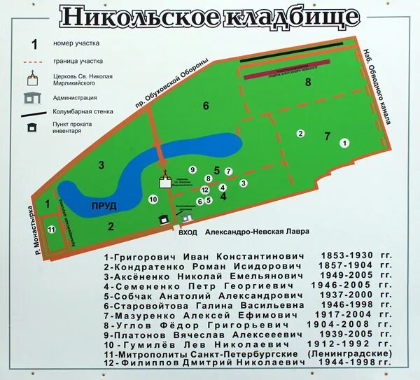 Александро невская лавра план схема Схема невской лавры