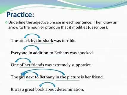 Underline the adjectives