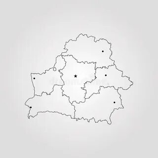 Контур страны белоруссия