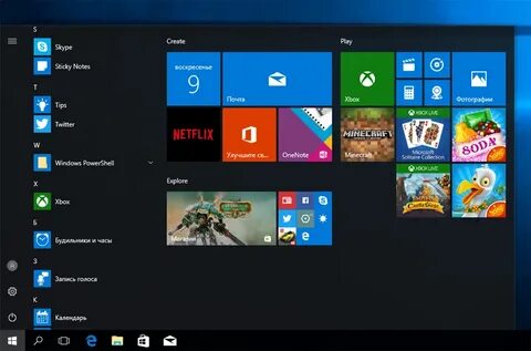 Windows 10 creation
