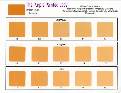 Chalk Paint ® Sample Board Colors- all in a row.
