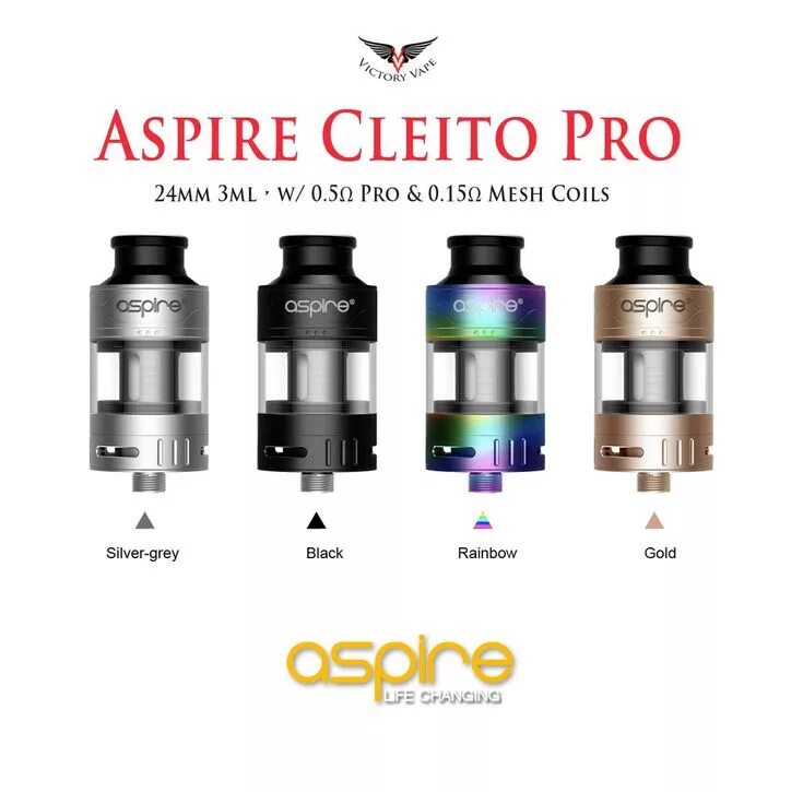 Aspire 24. Aspire Cleito Pro Tank. Rx200 + Aspire Cleito.