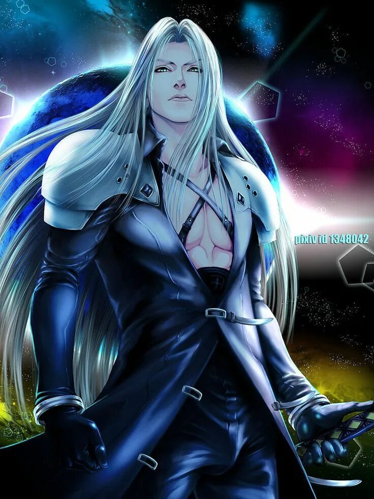 Сефирот. Sephiroth. сефирот из final fantasy vii. последняя фантазия 7 сефирот арт. сефирот final fantasy art.