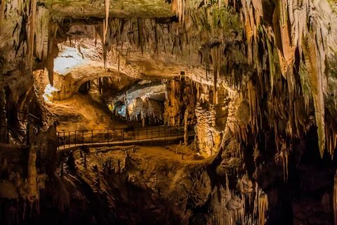 Inside caves