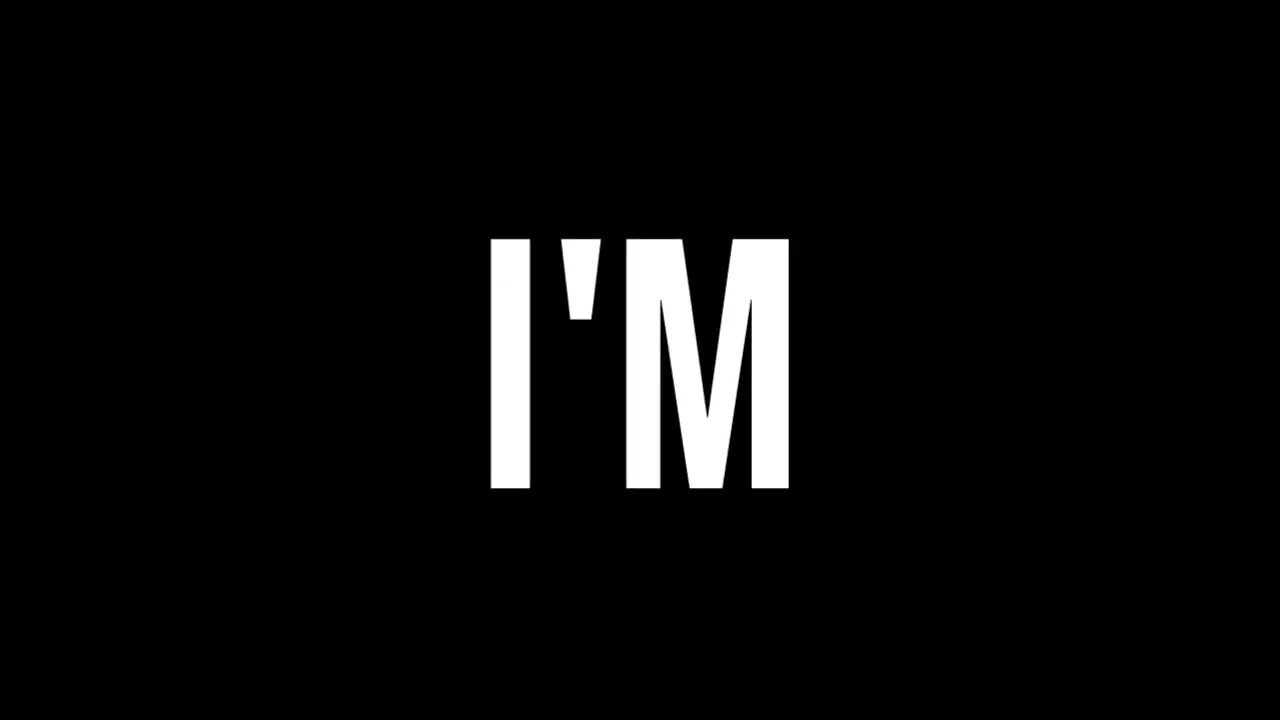 Надпись im. I'M логотип. I am надпись. M картинка. I m necessary