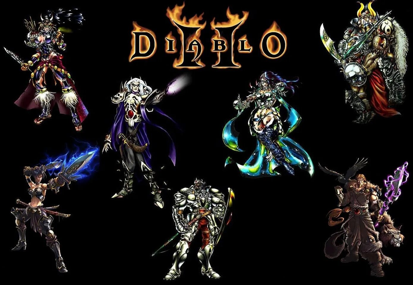 Игра Дьябло 2. Diablo 2 ашеара. Diablo II персонажи. Диабло игра лорды