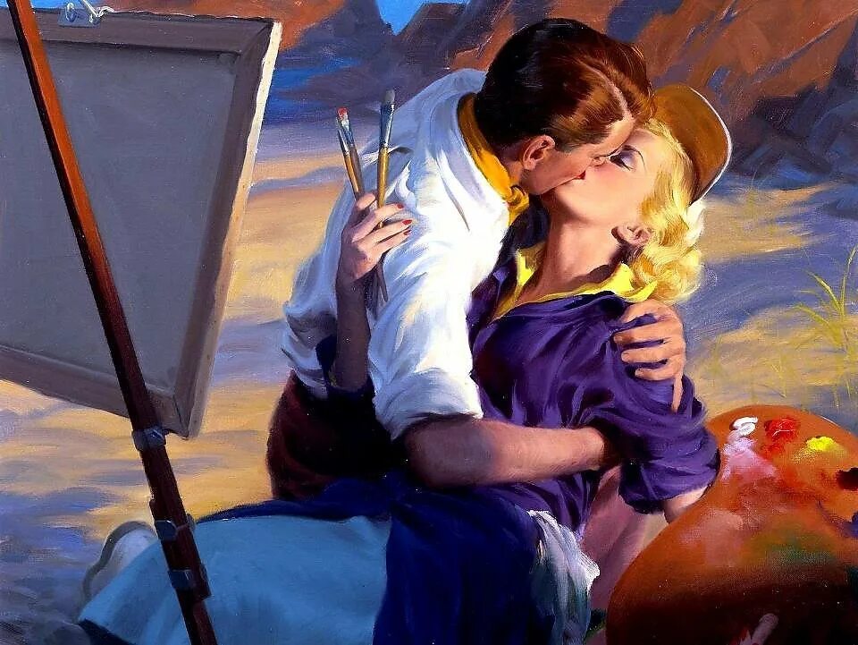 Художник Уильям Хаскелл Коффин.. Robert George Harris картины.