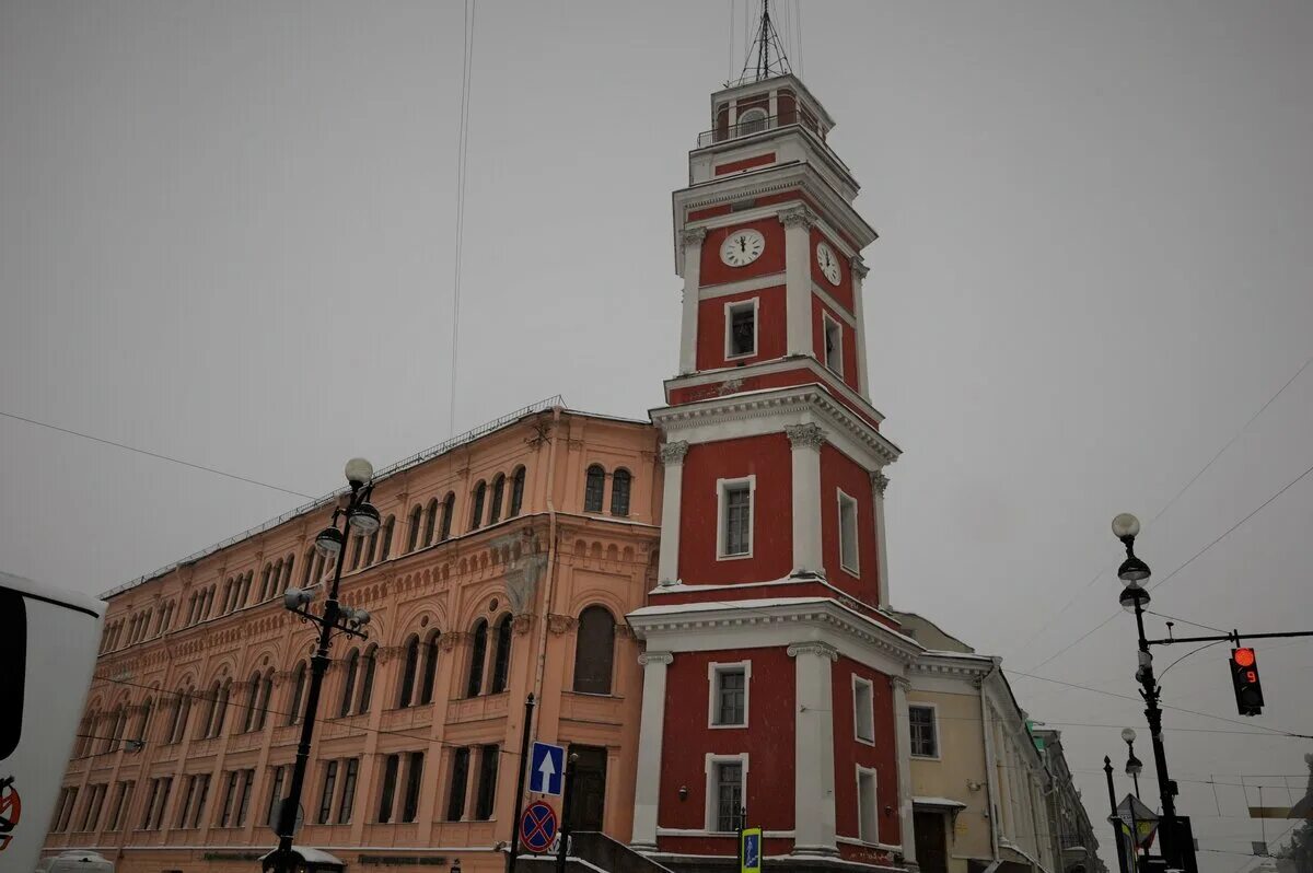 Смотровая на думской. Башня городской Думы Санкт-Петербург.