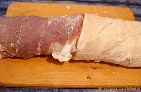 Рецепт рулета из грудинки свиной в духовке