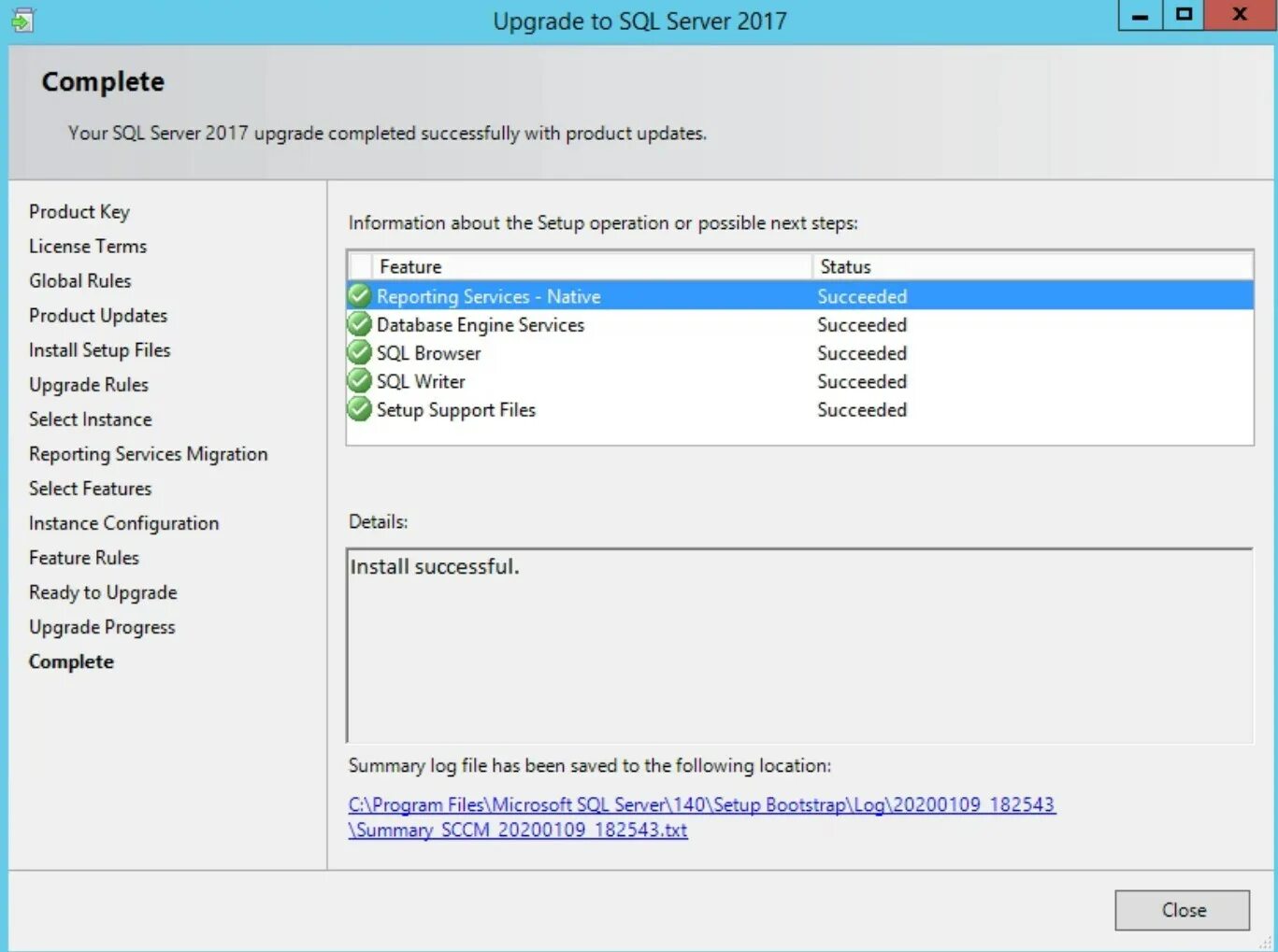Операция update