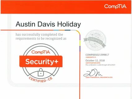 Security сертификаты