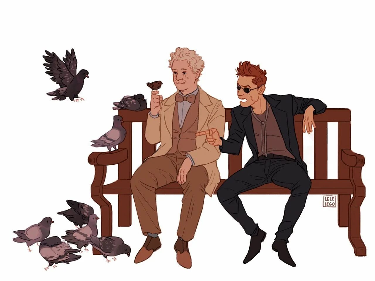 Благие знамения сколько. Благие знамения Азирафель и Кроули. Good Omens Кроули и Азирафель. Кроули демон благие знамения. Джонатан Арис благие знамения.