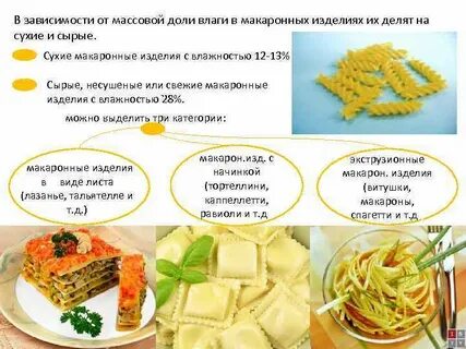 Почему макароны сухие