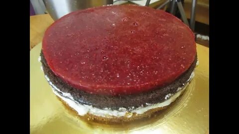 Малиновая прослойка для торта из замороженной малины