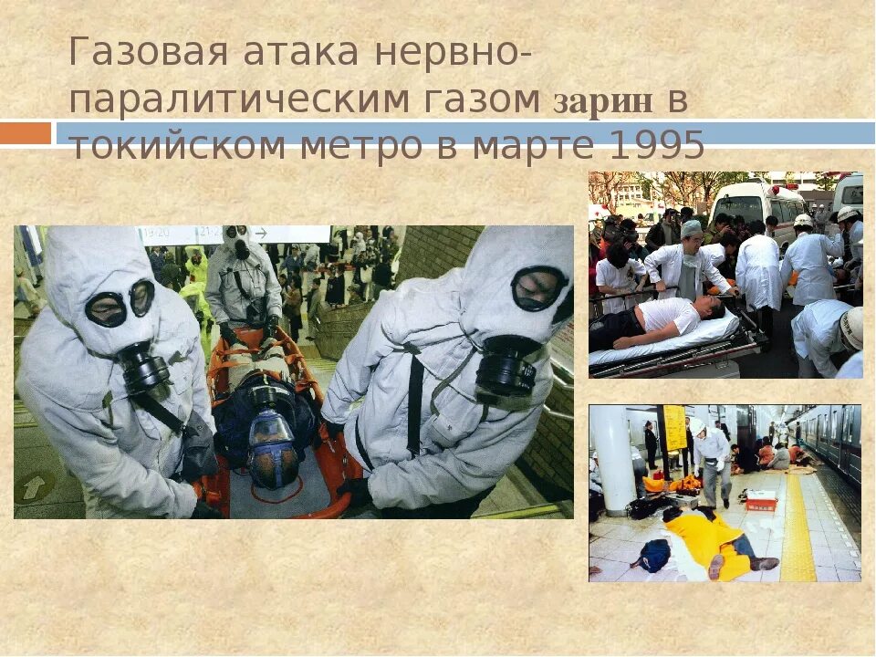 Основной признак поражения зарином